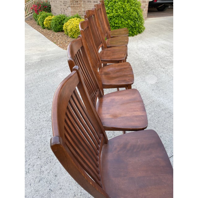 1990s Vintage Dining Chairs - Set of 6 For Sale - Image 4 of 8