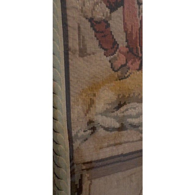 Aubusson Style Tapestry in Giltwood Frame For Sale - Image 10 of 11