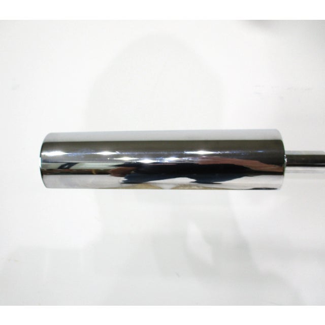 Nessen Styled Chrome Floor Lamp For Sale - Image 9 of 12