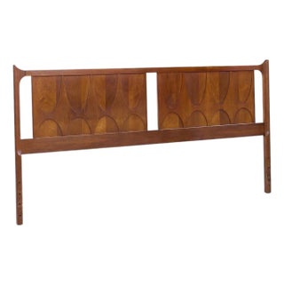 Broyhill Brasilia Mid Century Walnut King Headboard For Sale