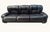 Black Faux Leather Sofa and Armchair Set from Adriano Piazzesi, Italy, 1970s, Set of 3 For Sale - Image 9 of 15