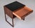 Langkilde Danish Mid-Century Rosewood Side Table With Black Glass Top For Sale - Image 10 of 12