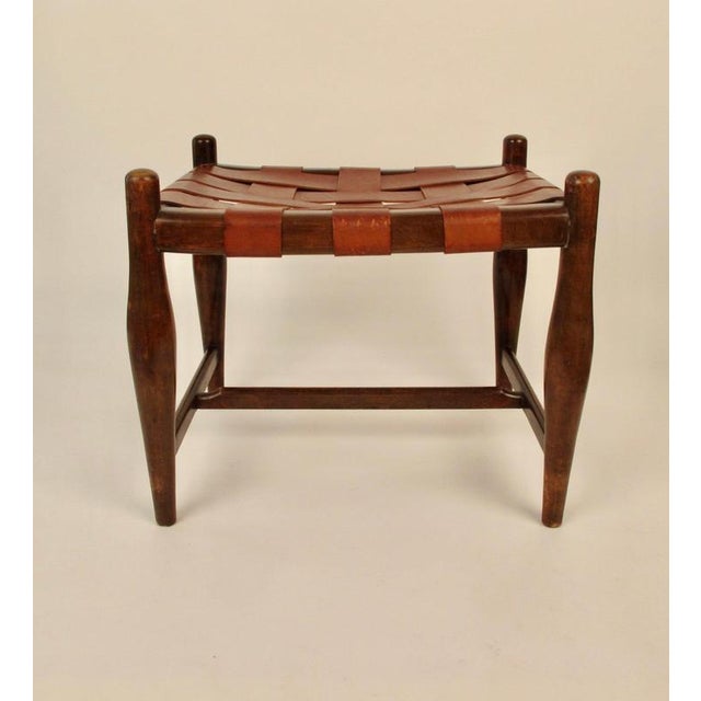 Animal Skin Vintage Stool by Josef Frank, 1927 For Sale - Image 7 of 11