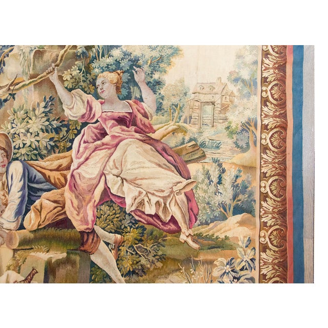 Early 20th Century French Tapestery Rug For Sale - Image 11 of 12