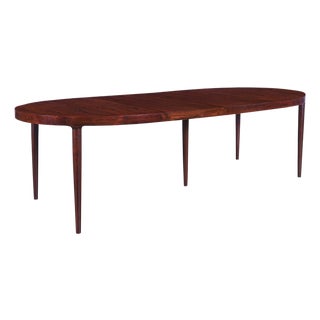 Danish Modern Expanding Rosewood Dining Table by Harry Ostergaard for Moreddi For Sale