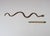 Brass Art Deco Hammered Cast Brass Snake Form Serpentine Sculpture For Sale - Image 8 of 14