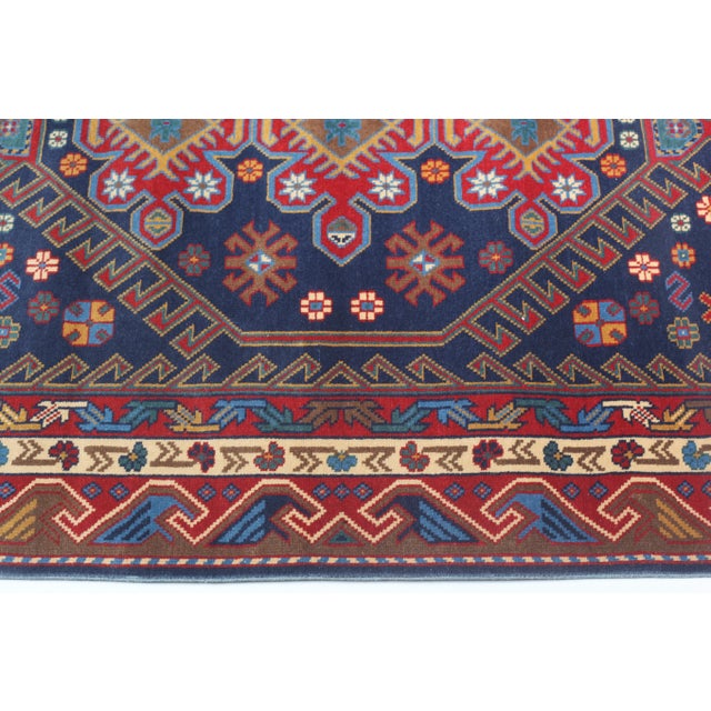 Textile Turkish Modern Oushak Reproducton Wool Rug For Sale - Image 7 of 11