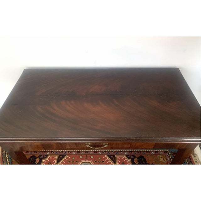 18th Century Georgian Style Mahogany Flip Top Card Table For Sale - Image 4 of 10