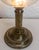 Metal Late 19th Century French Table Electrified Kerosene Lamp in Glass & Bronze For Sale - Image 7 of 11
