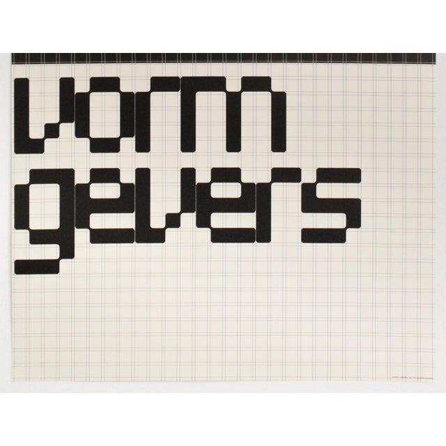 Modern 1994 Original Dutch Poster, Vormgevers (The 100 Best Posters Collection) For Sale - Image 3 of 4