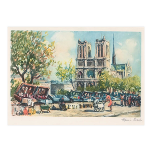 1950s Maurice Barle Parisian Lithograph