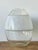 Mid-Century Modern Vintage Italian Stacked Glass Lamps With Built in Vase For Sale - Image 3 of 12