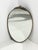 Oval Brass Wall Mirror, Italy, 1950s For Sale - Image 9 of 16