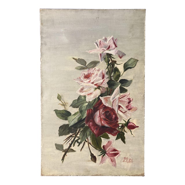 Alys, Rose, 1960s, Oil on Canvas For Sale