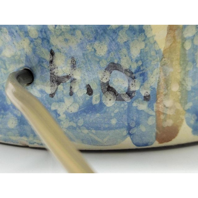 Ceramic Ceramic Lamp by Hubert Olivier, France, 1980s For Sale - Image 7 of 15