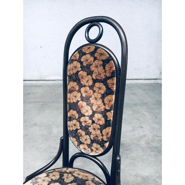 Brown Model 207R Long John Dining Chairs from Thonet, 1979, Set of 5 For Sale - Image 8 of 18