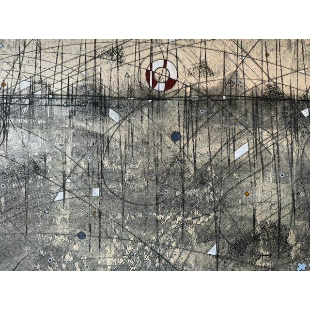 2010s Erik Laffer American (1982 ) Abstract Oil on Canvas Painting/ Sold For Sale - Image 5 of 12