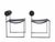 Metal Prima Black Chairs by Mario Botta for Atlas, Italy, 1980s, Set of 2 For Sale - Image 7 of 10