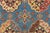 Blue Kazak Runner 2’8” X 9’4” Blue Wool Tribal Hand-Knotted Oriental Rug For Sale - Image 8 of 13