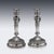 Antique 19th Century German Silver Candlesticks, Hanau, 1870s, Set of 2 For Sale - Image 6 of 18