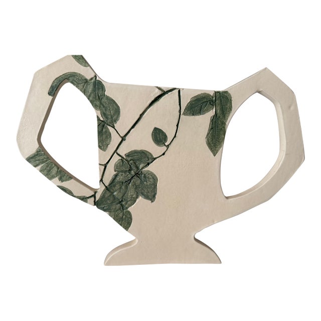 Bloomsbury Inspired Urn Silhouette Vase For Sale