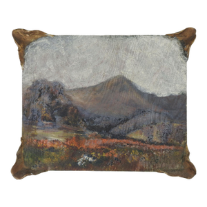 Small Early 20th Century Moutain Valley Landscape Painting