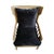 Transitional Wingback Navy Velvet Arm Chair For Sale - Image 3 of 7