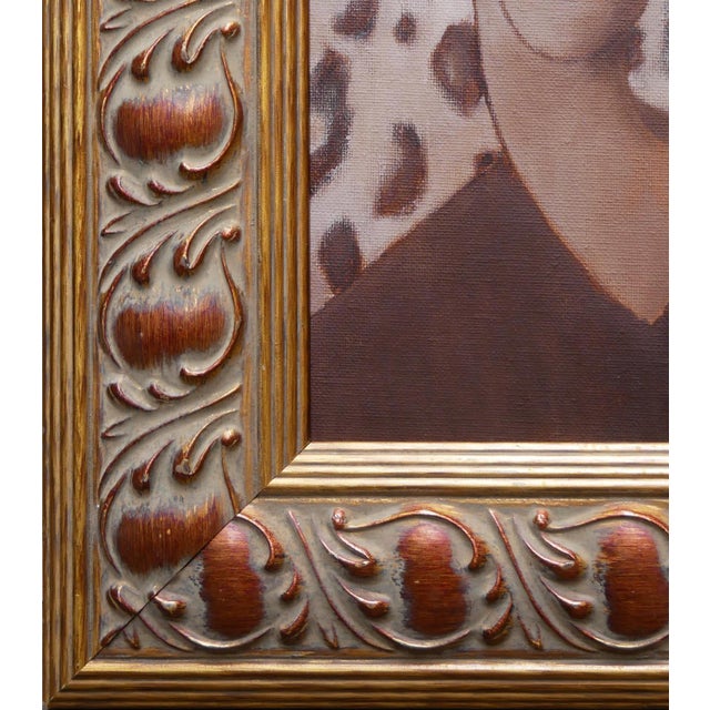 2020s Scott Woodard "Determination" Brown Toned Contemporary Abstract Surrealist Painting, 2022 For Sale - Image 5 of 9
