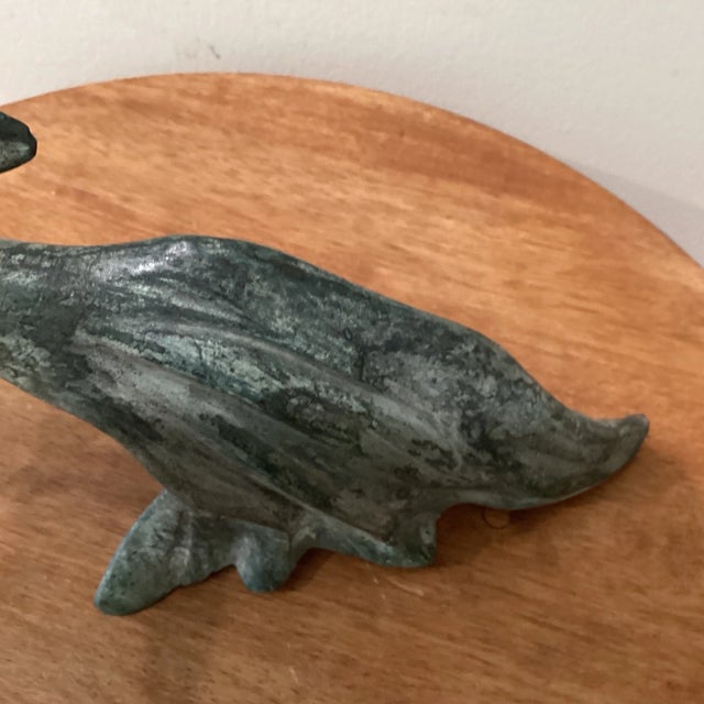 1950s Japanese Art Bronze Fly Koi Fish Garden Sculpture For Sale In Chicago - Image 6 of 12