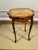 Traditional Early 20th Century Floral Inlaid Table With Carved Legs For Sale - Image 3 of 11