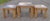 Vintage Boho Bamboo Rattan Table Set- Set of Three For Sale - Image 10 of 12