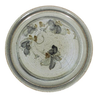Vintage Large Studio Pottery Platter For Sale