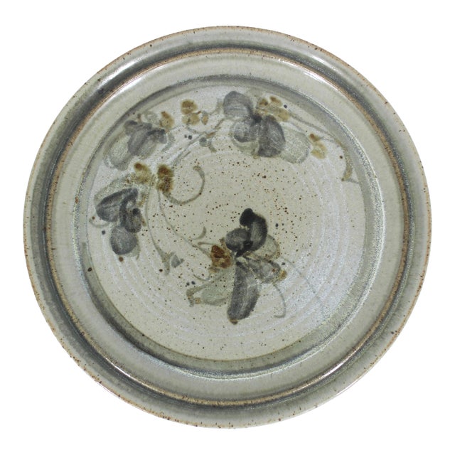 Vintage Large Studio Pottery Platter For Sale