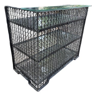 Mid 20th Century Outdoor Spun Fiberglass Dry Bar in the Style of Russell Woodard For Sale