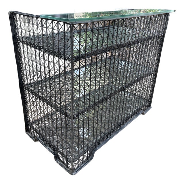 Mid 20th Century Outdoor Spun Fiberglass Dry Bar in the Style of Russell Woodard For Sale