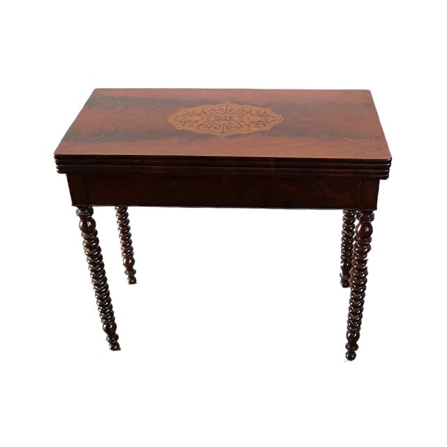 Mahogany Card Table For Sale