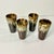 1980s Brutalist Boho Chic Arts & Crafts Lava Dripped Ironstone Glasses - Set of 8 For Sale - Image 13 of 13