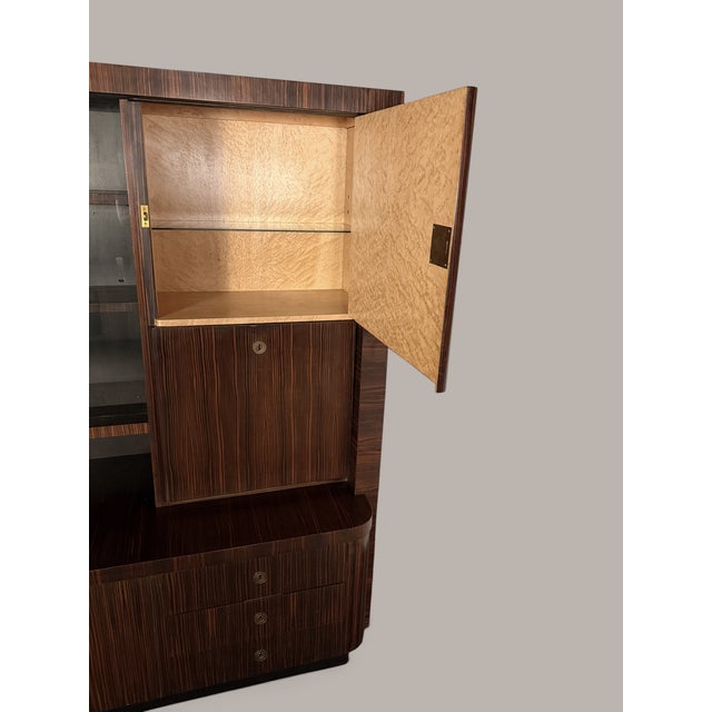 Brown Large New Objectivity Wardrobe by Bruno Paul, 1930s For Sale - Image 8 of 16