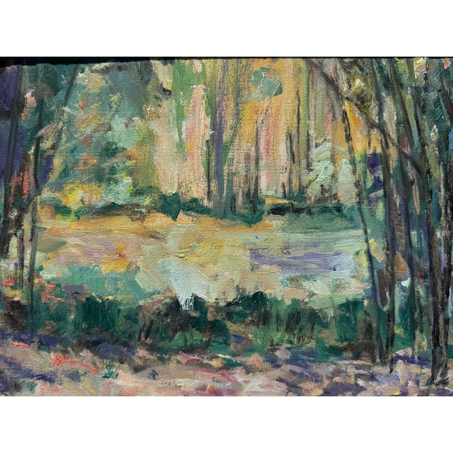 2020s Contemporary Post-Impressionist Oil Waterscape Painting, Framed For Sale - Image 5 of 10