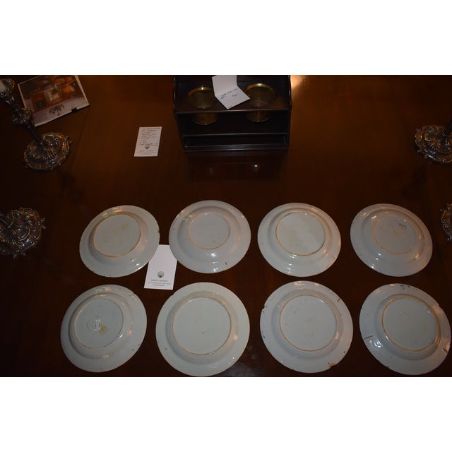 Set of 8, 18th Century English Delft Bowls For Sale - Image 4 of 5