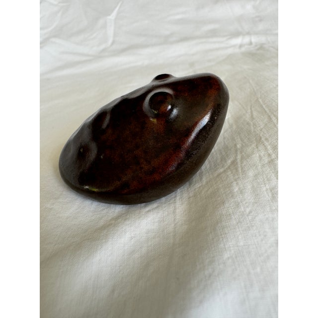 Mid-Century Modern 1960s Heath Ceramics Frog by Leon Galleto For Sale - Image 3 of 5