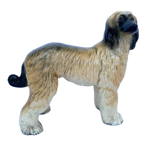 Vintage Porcelain Dog Figurine "Afghan Hound".