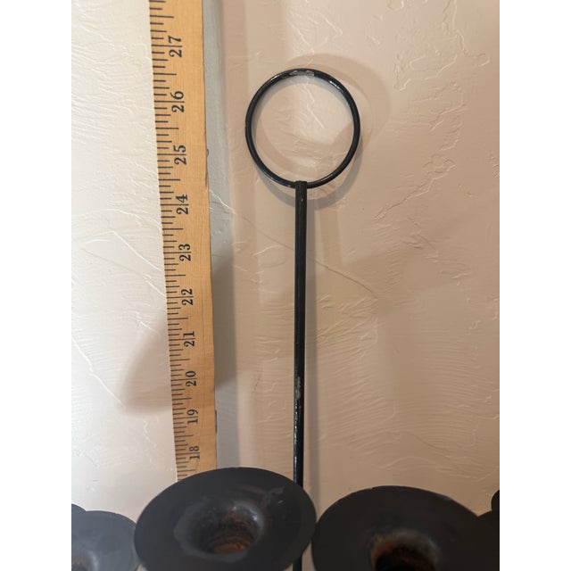 Mid Century Metal Candle Sconce in the Style of Tommi Parzinger For Sale - Image 12 of 12