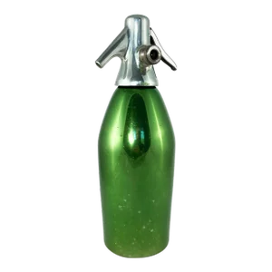 Italian Mid Century Modern Green Seltzer Bottle – Saccab Milano