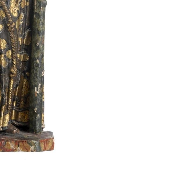 Religious Artist, Saint Rita, 18th Century, Wood For Sale - Image 5 of 6