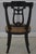 Pair Lyre Back Black Finish Occasional Chairs For Sale - Image 4 of 18