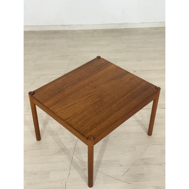 Vintage Coffee Table in Teak For Sale - Image 3 of 9