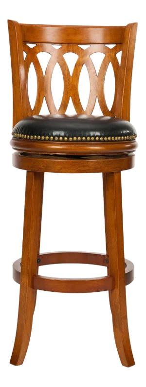 Catherine Swivel Barstool in Cappuccino & Black