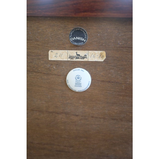 1970s Pair of Rosewood Mirror and Side Table by Severin Hansen Jr For Sale - Image 17 of 17