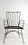 Mid-Century Modern Wrought Iron Armchair After Weinberg For Sale - Image 3 of 8